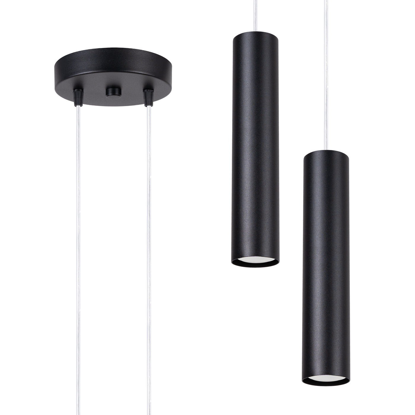 Pendelleuchte LAGOS 2P schwarz Sollux Lighting