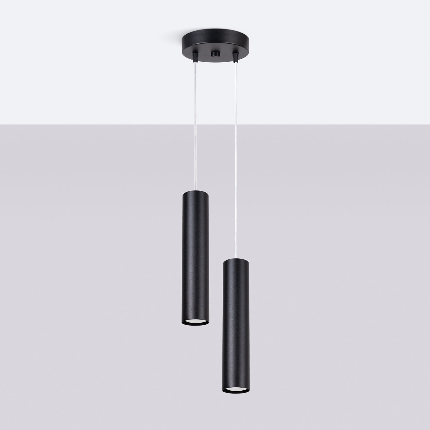 Pendelleuchte LAGOS 2P schwarz Sollux Lighting