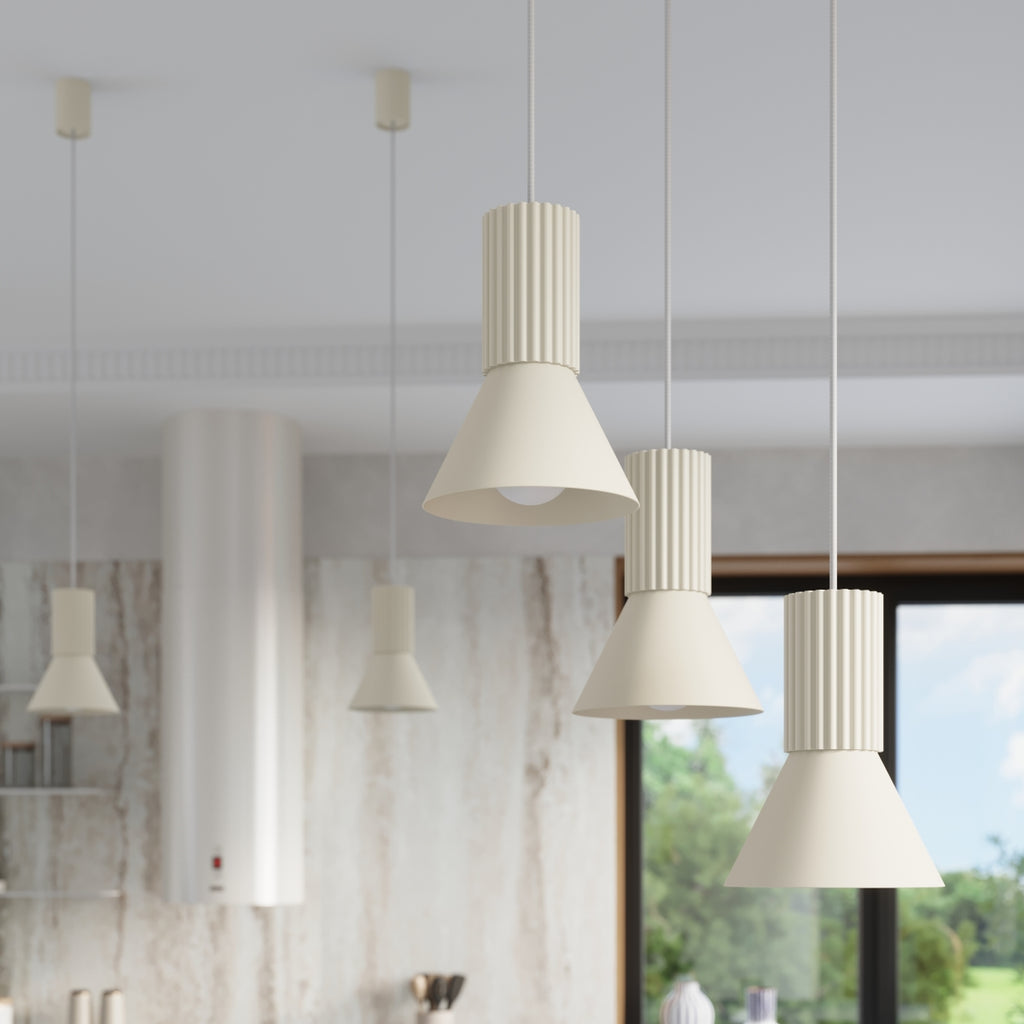 Pendelleuchte ESTRIA 1 beige Sollux Lighting