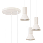 Pendelleuchte ESTRIA 3P beige Sollux Lighting