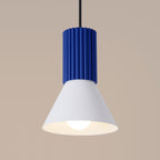 Pendelleuchte ESTRIA 1 weiß & ultramarin Sollux Lighting