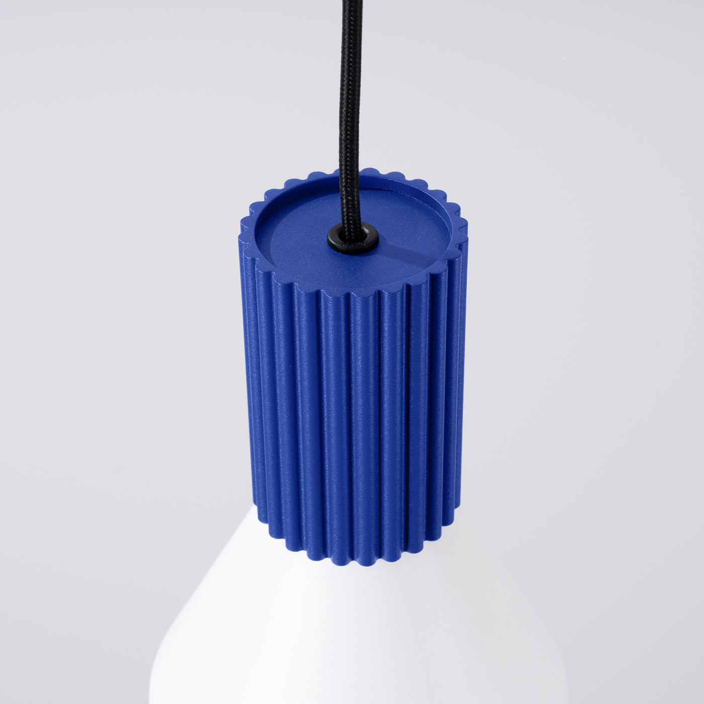 Pendelleuchte ESTRIA 1 weiß & ultramarin Sollux Lighting
