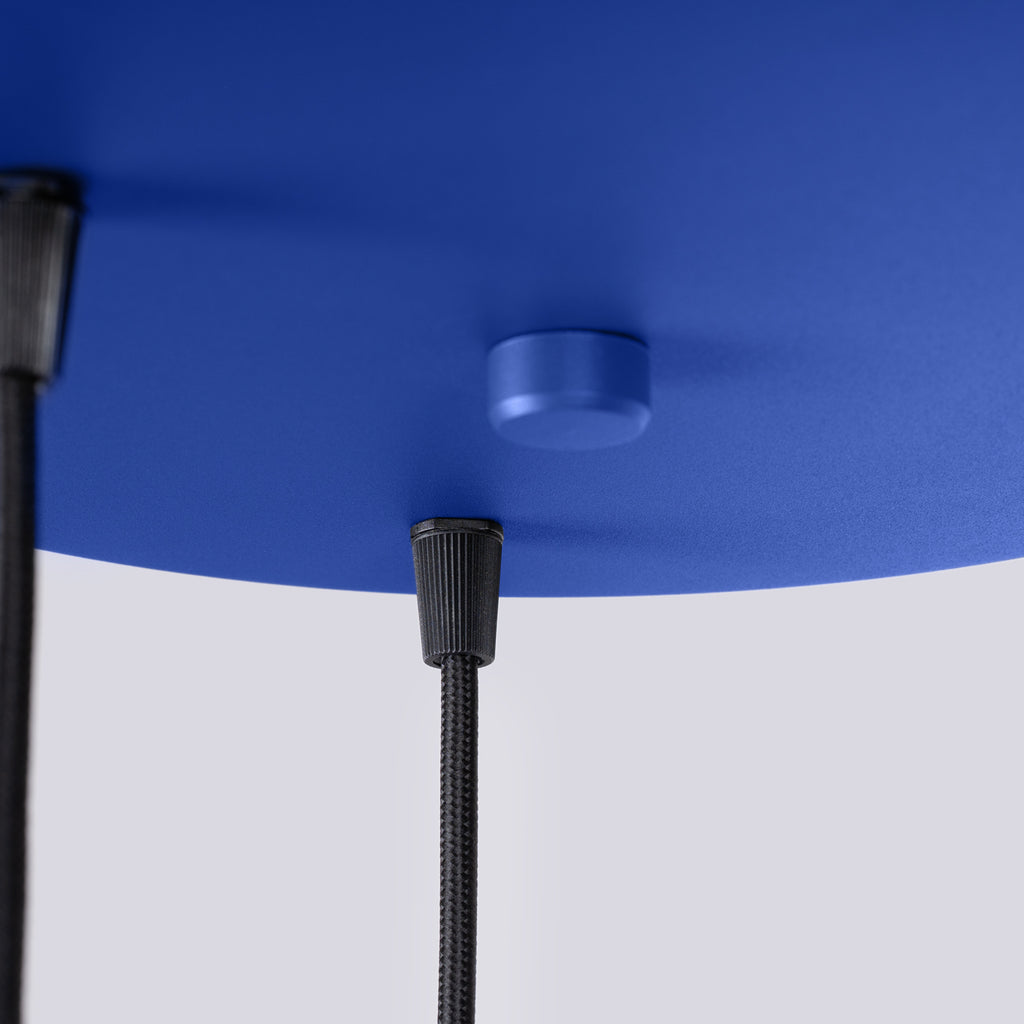 Pendelleuchte ESTRIA 3P weiß & ultramarin Sollux Lighting