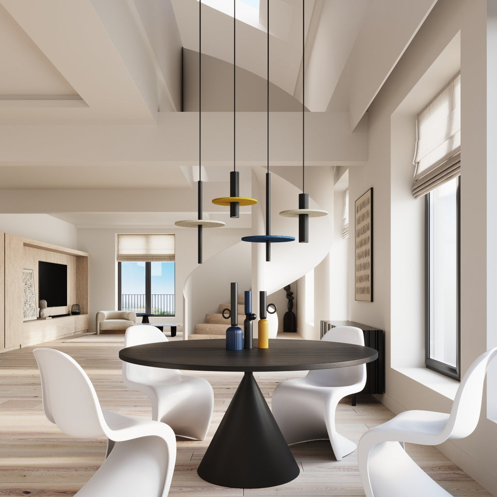 Pendelleuchte FELTRO 1 schwarz & beige Sollux Lighting