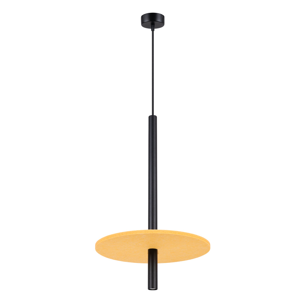 Pendelleuchte FELTRO 1 schwarz & gelb Sollux Lighting