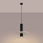 Pendelleuchte PELTA 1 schwarz & beige Sollux Lighting
