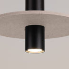 Pendelleuchte PELTA 1 schwarz & beige Sollux Lighting