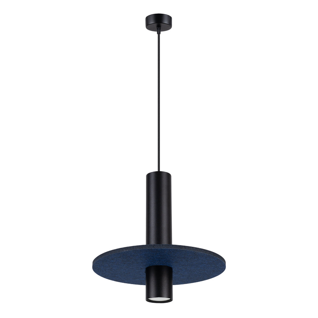 Pendelleuchte PELTA 1 schwarz & marineblau Sollux Lighting