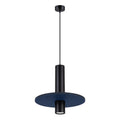 Pendelleuchte PELTA 1 schwarz & marineblau Sollux Lighting