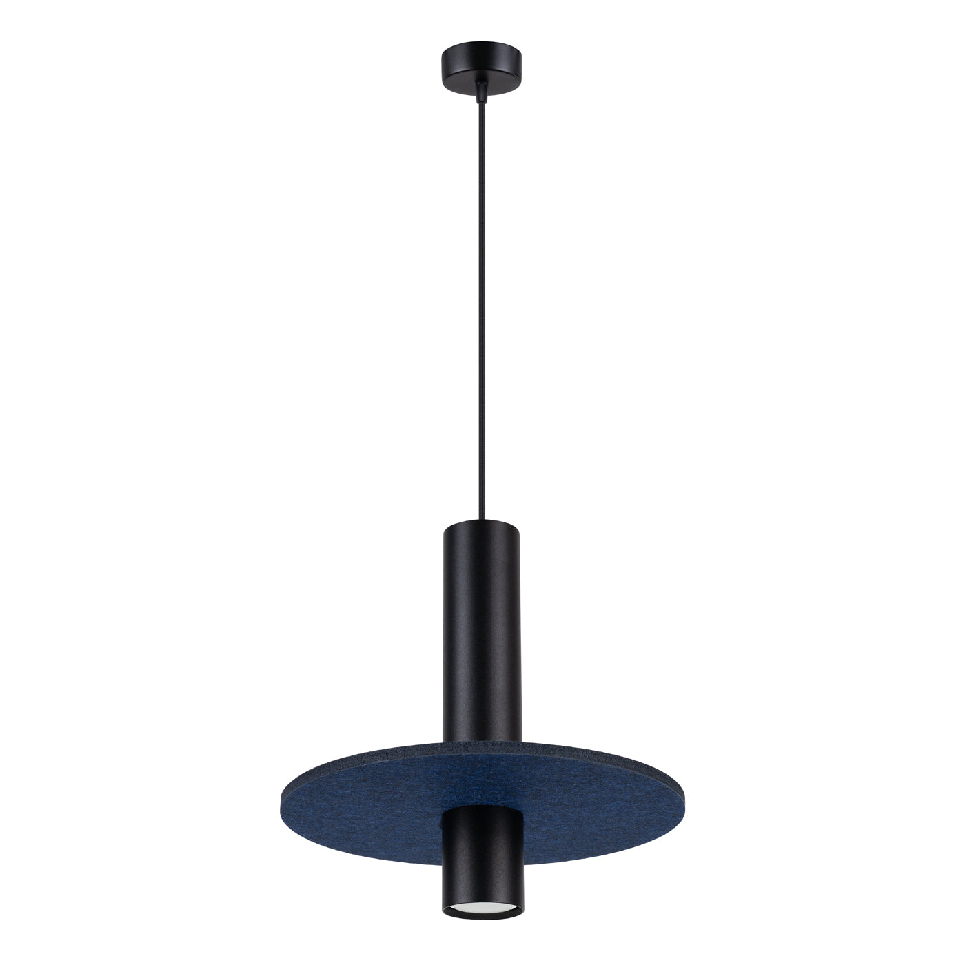Pendelleuchte PELTA 1 schwarz & marineblau Sollux Lighting