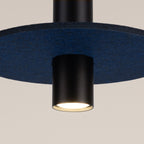 Pendelleuchte PELTA 1 schwarz & marineblau Sollux Lighting