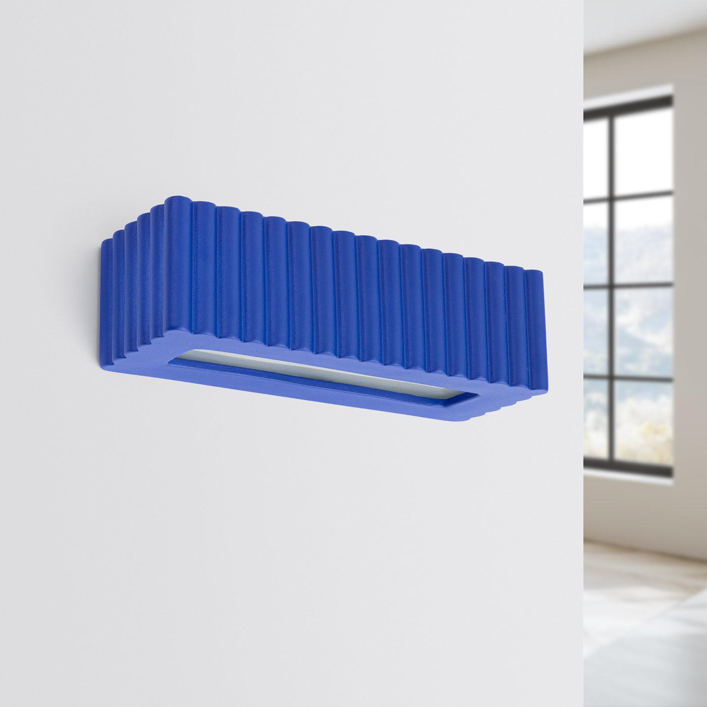 Wandleuchte Keramik RIGATA ultramarin Sollux Lighting