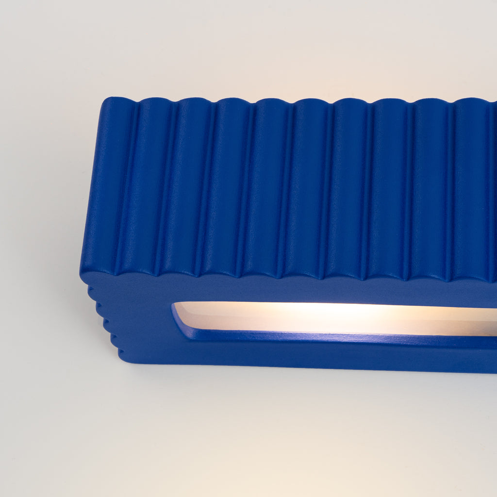 Wandleuchte Keramik RIGATA ultramarin Sollux Lighting
