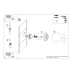 Wandleuchte ZORI orange IP44 Sollux Lighting
