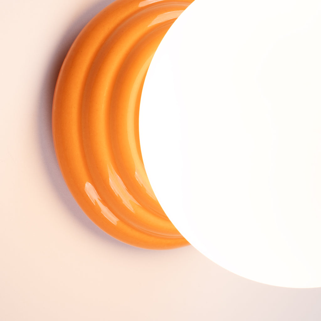 Wandleuchte ZORI orange IP44 Sollux Lighting