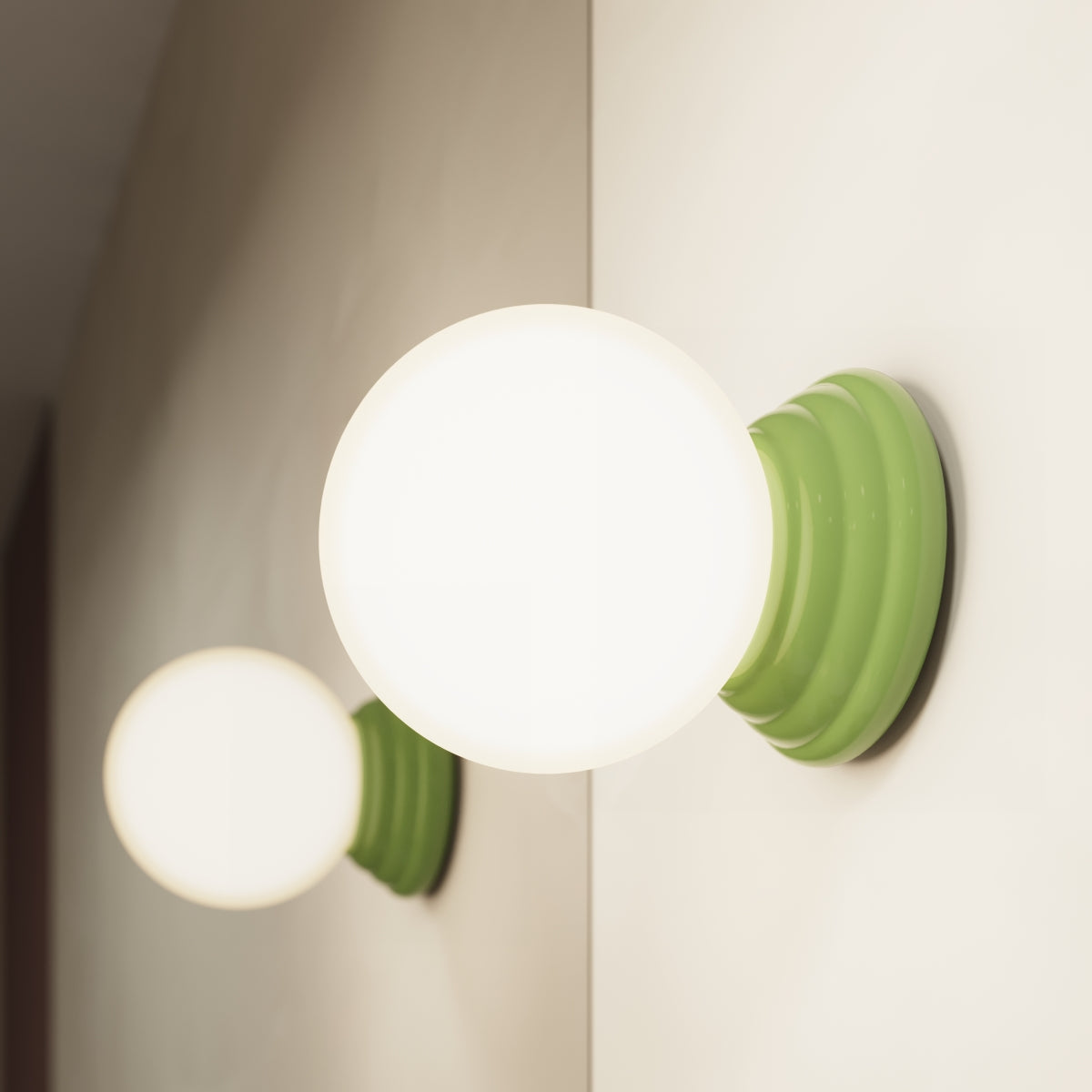 Wandleuchte ZORI grün IP44 Sollux Lighting