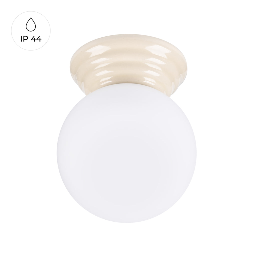 Deckenleuchte ZORI beige IP44 Sollux Lighting