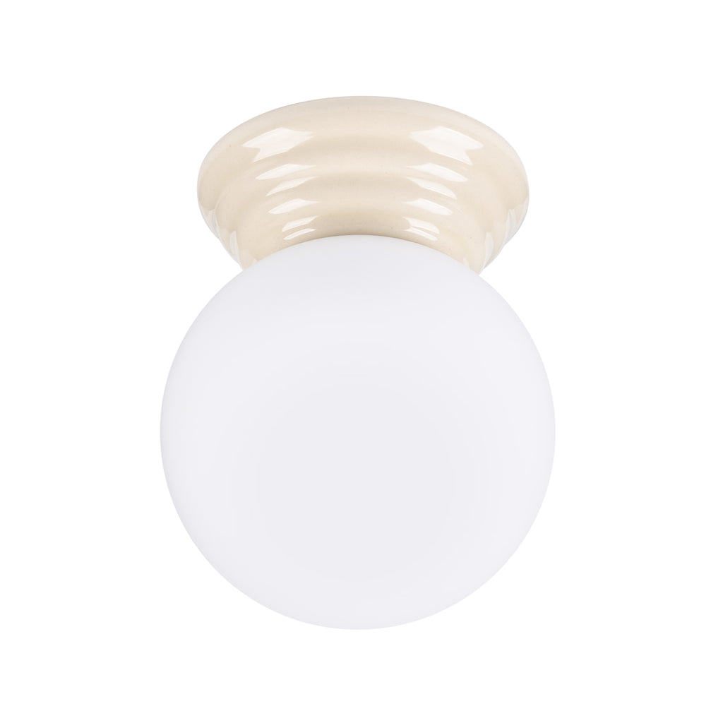 Deckenleuchte ZORI beige IP44 Sollux Lighting
