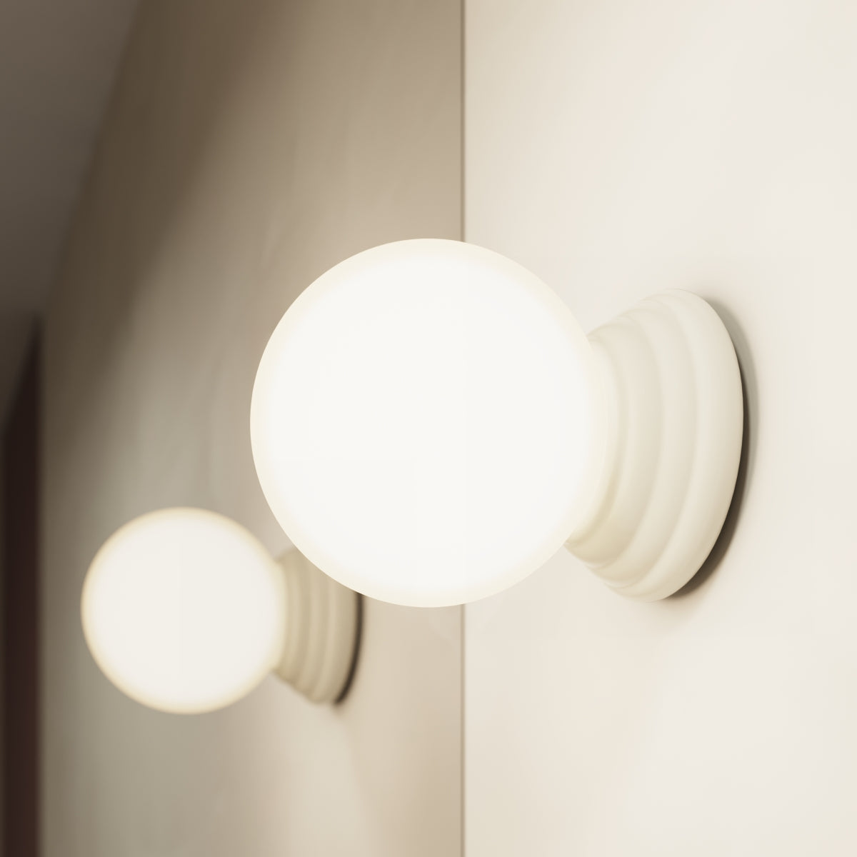 Deckenleuchte ZORI beige IP44 Sollux Lighting