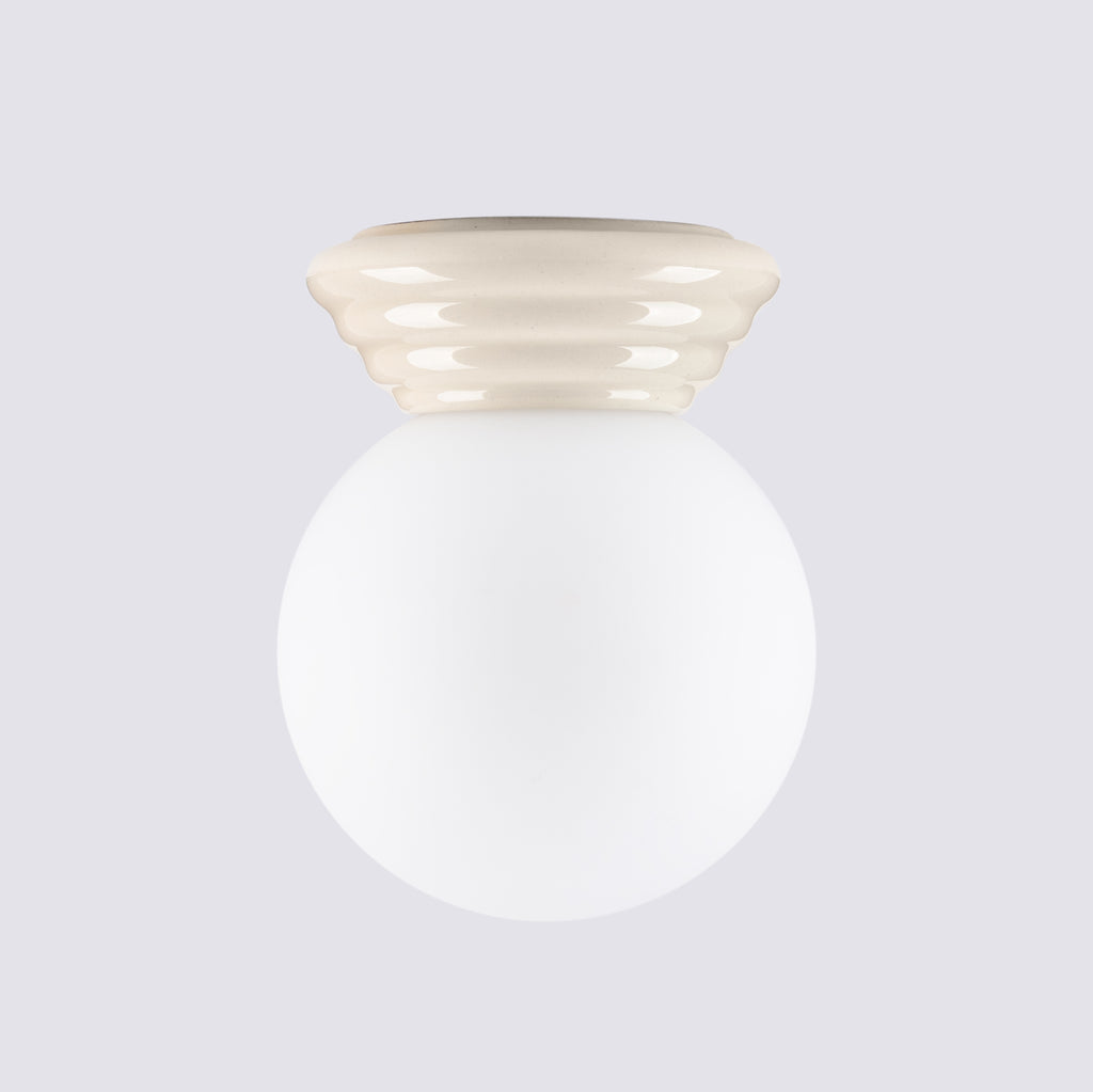 Deckenleuchte ZORI beige IP44 Sollux Lighting