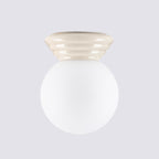 Deckenleuchte ZORI beige IP44 Sollux Lighting