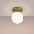Deckenleuchte ZORI grün IP44 Sollux Lighting