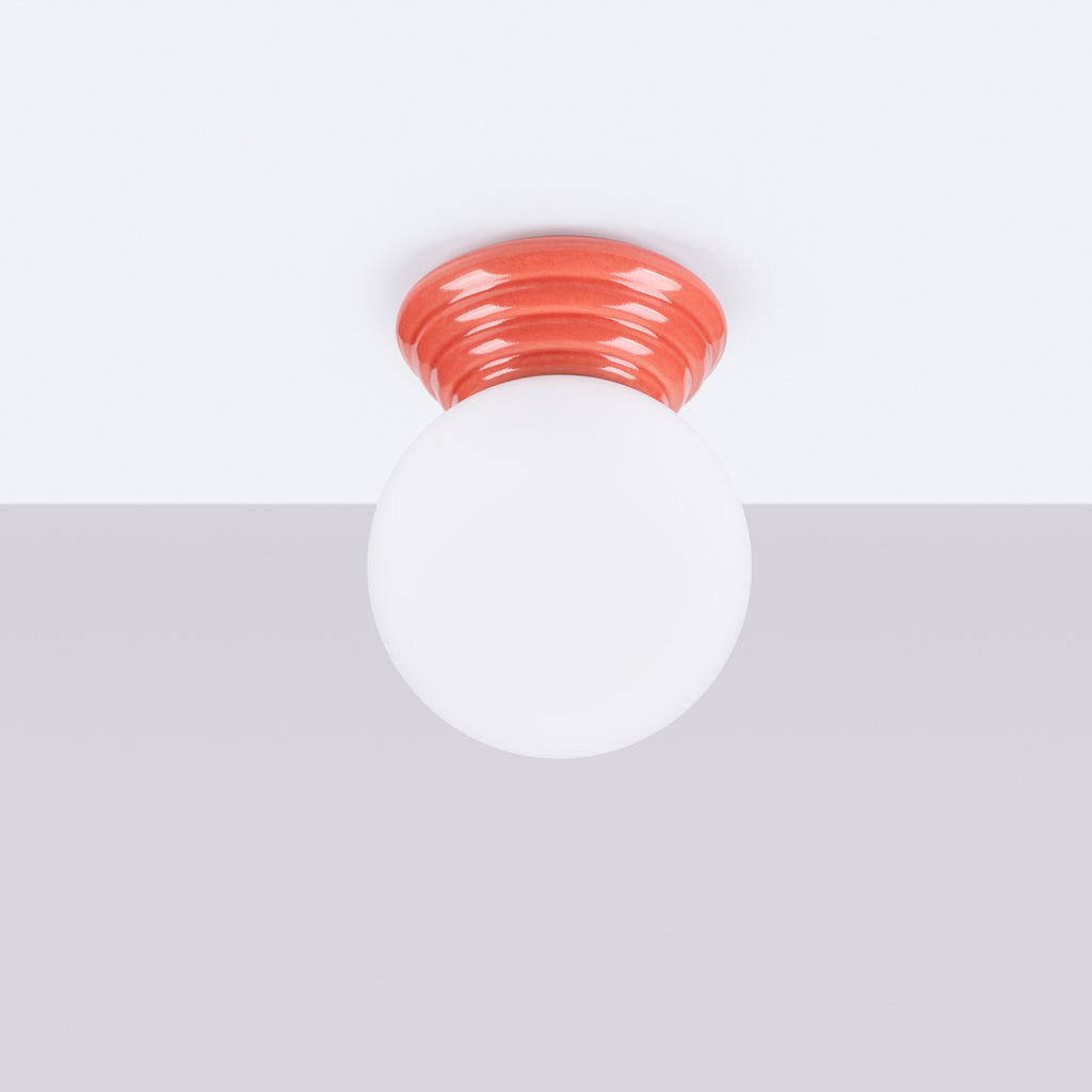 Deckenleuchte ZORI apricot IP44 Sollux Lighting