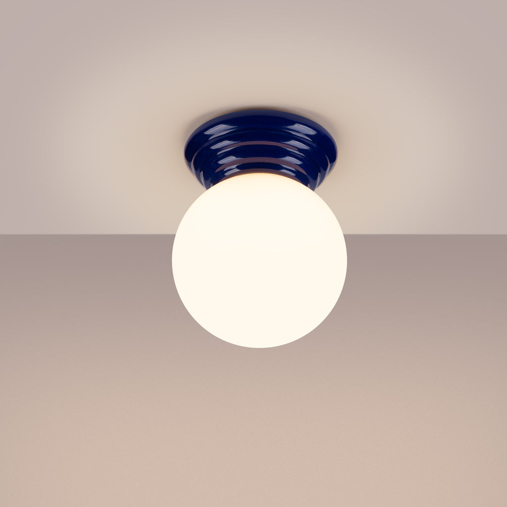 Deckenleuchte ZORI ultramarin IP44 Sollux Lighting
