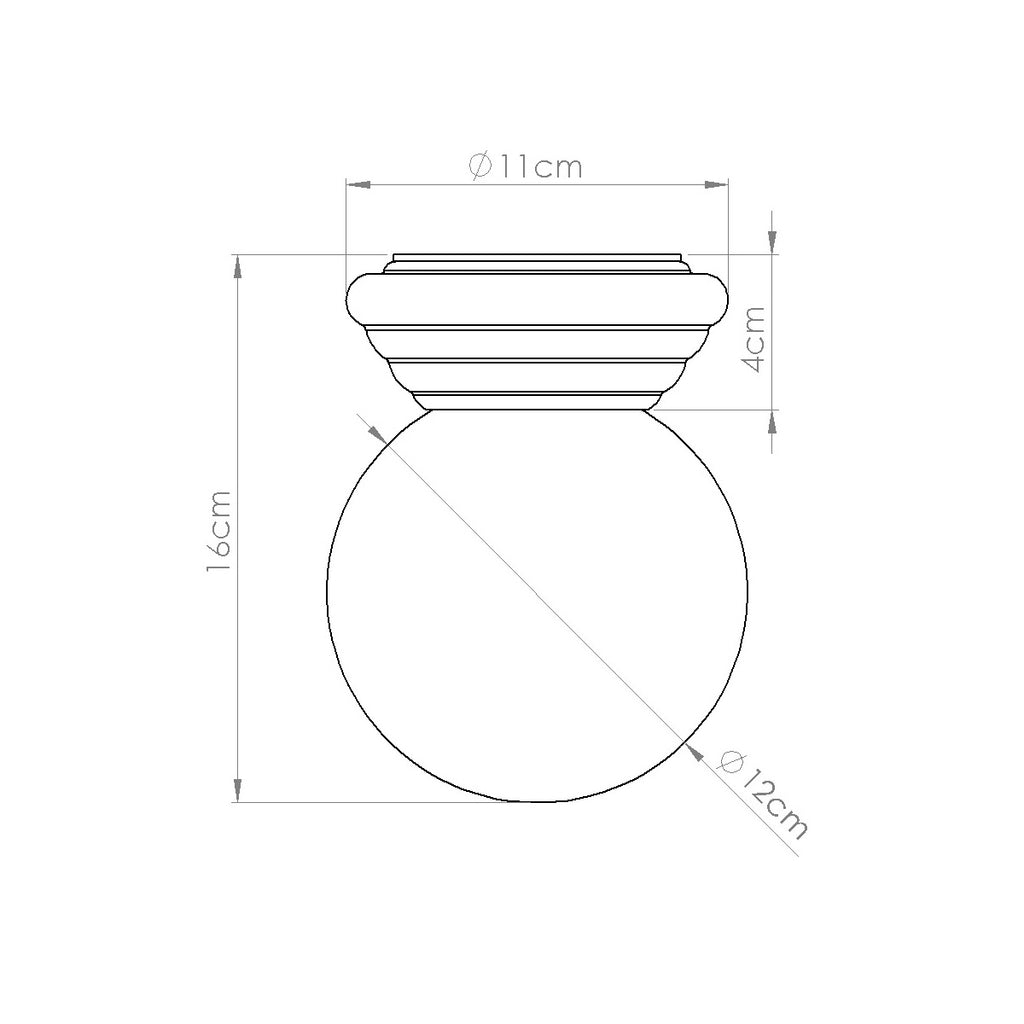 Wandleuchte ZORI weiß IP44 Sollux Lighting