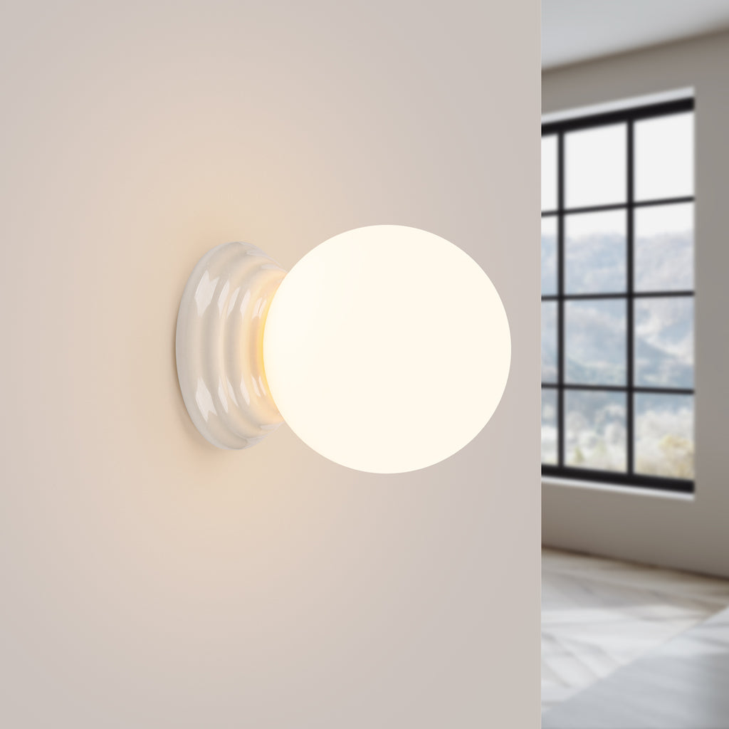 Wandleuchte ZORI weiß IP44 Sollux Lighting