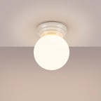 Deckenleuchte ZORI weiß IP44 Sollux Lighting