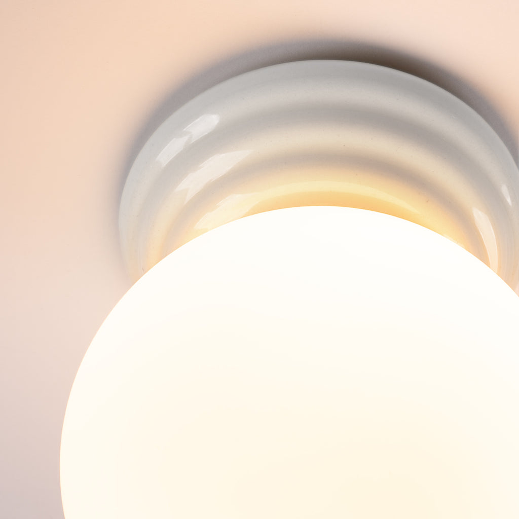 Deckenleuchte ZORI weiß IP44 Sollux Lighting
