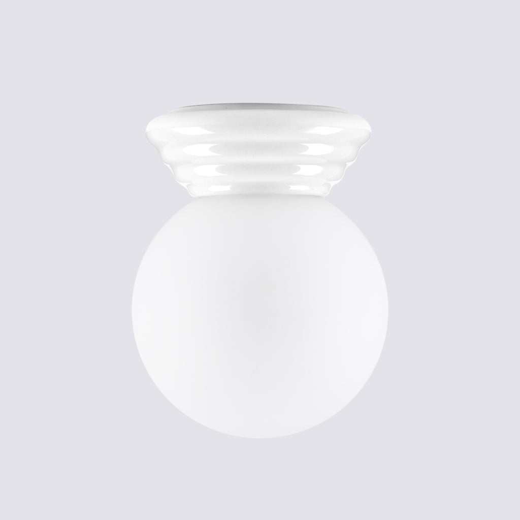 Deckenleuchte ZORI weiß IP44 Sollux Lighting