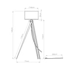 Stehleuchte NATT beige Sollux Lighting