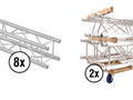 ALUTRUSS Set QUADLOCK QL-ET34-2000 + Trusswagen