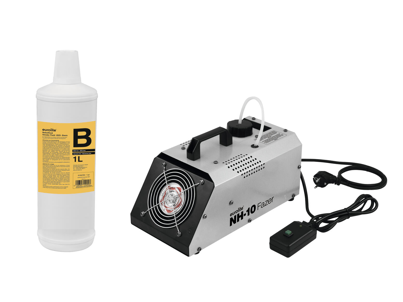 EUROLITE Set NH-10 + Smoke Fluid -B2D-