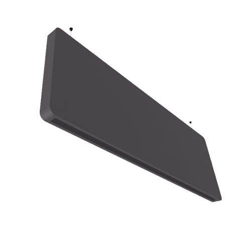 Akustik-Aufbau-BAFFEL TRACK48 (unbestückt) anthrazit, 1250mm,