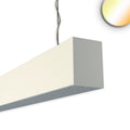 PROLAMP 40IDhs Pendel 75W weiß, 1500mm, opal+, Zigbee + Sys-Pro dimmbar, CCT+2700K