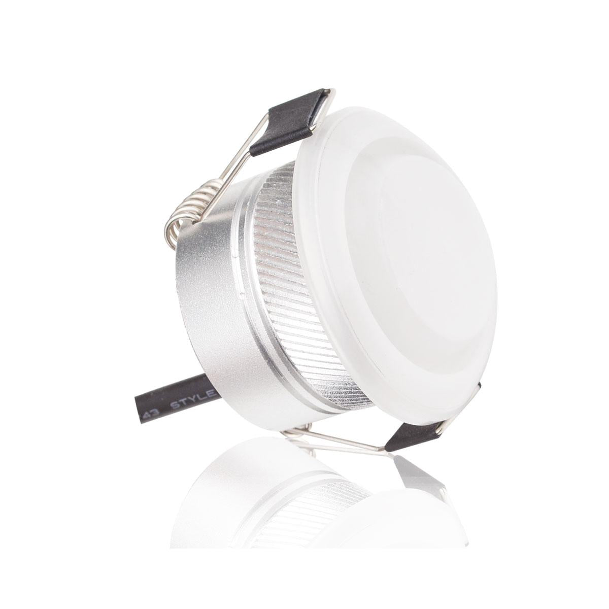 LED Minispot-Einbaustrahler 12V 3W Schutzart IP65 - Lichtfarbe: RGB+3000K