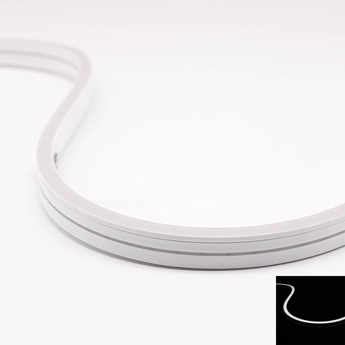 Neon Mini 24V LED Streifen 5M 12W/m 120LED/m 6mm - Lichtfarbe: Kaltweiß 6000K - Schutzart: IP66