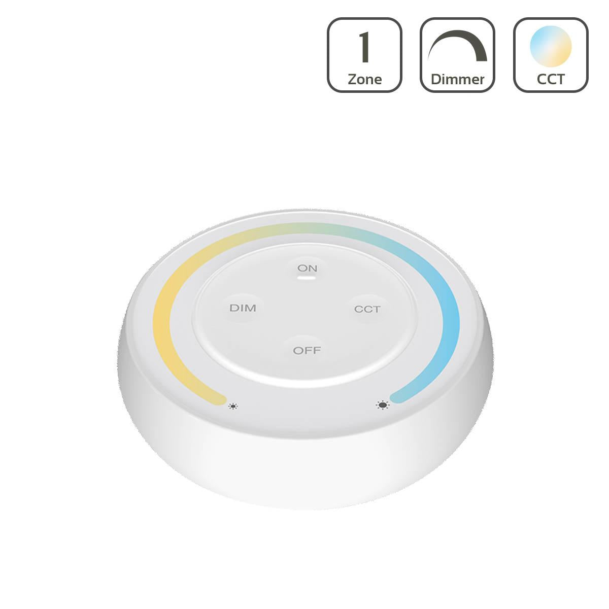 MiBoxer CCT Wandschalter / Fernbedienung Dimmen Schalten S1 - Farbe: weiß