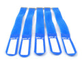 GAFER.PL Kabelbinder Klettverschluss 25x260mm 5er Pack blau