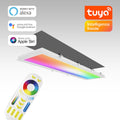 RGB+CCT LED Panel 120x30cm inkl. MiBoxer Smarthomesteuerung 48W 24V Rahmen weiß - Panelmontage: Einbaurahmen weiß