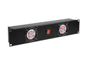 OMNITRONIC Frontplatte Z-19 mit 2 Lüftern 2HE