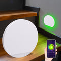 LED Treppenleuchte rund weiß - Lichtfarbe: Smart Tuya RGB CCT 3W - Lichtaustritt: Orbis