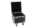 ROADINGER Flightcase PRO 2x IP Mega SWING mit Rollen