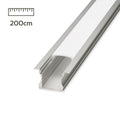 Alu Fugen-Profil eloxiert 18x15mm opal - Länge: 200cm