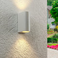 Außenleuchte Wandleuchte Frame UP&DOWN rund für GU10 IP54 - Farbe: Weiß