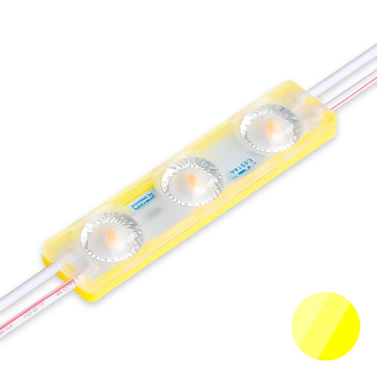 LED Modul 1,5W 12V 170° IP65 - Lichtfarbe: Gelb