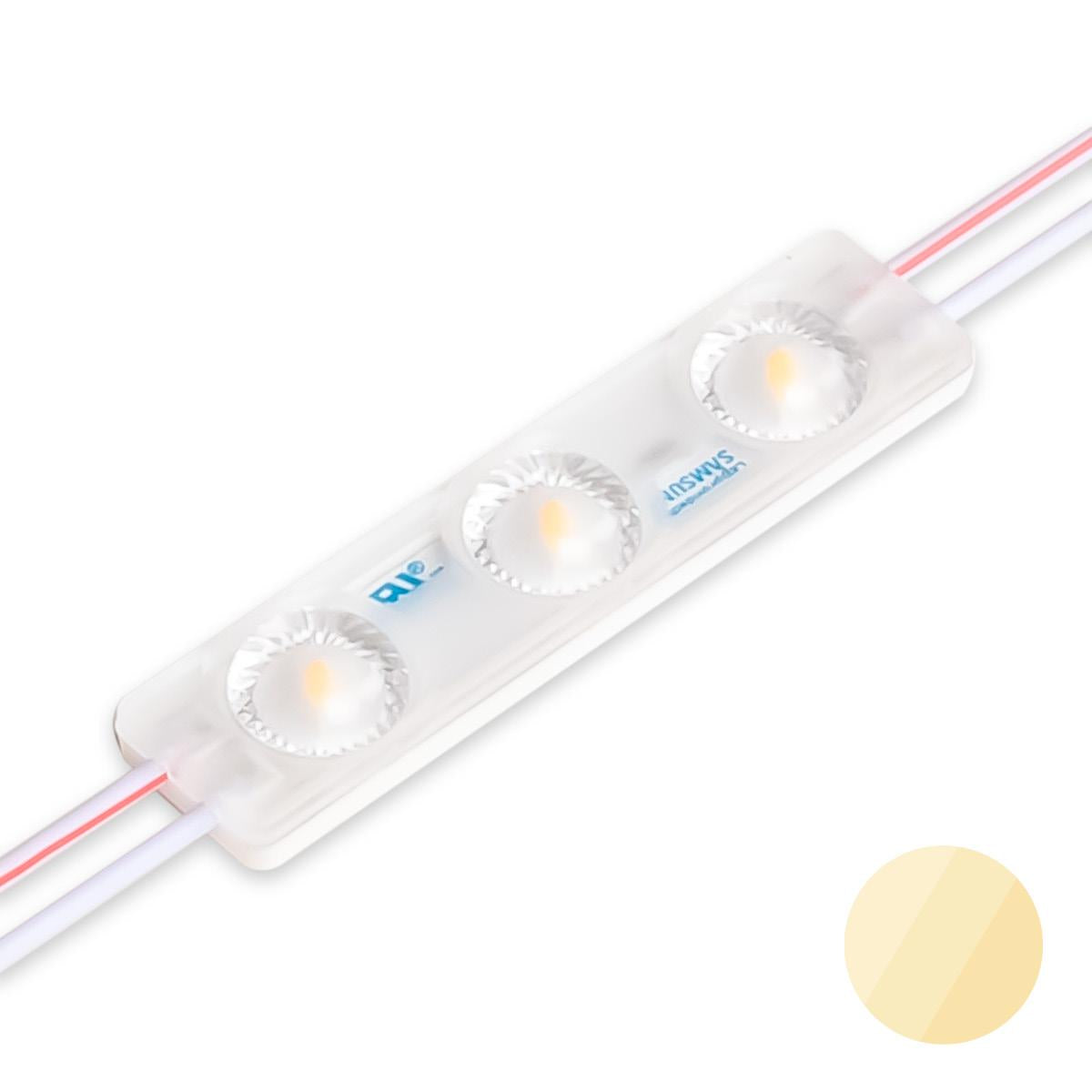 LED Modul 1,5W 12V 170° IP65 - Lichtfarbe: Warmweiß 2700K